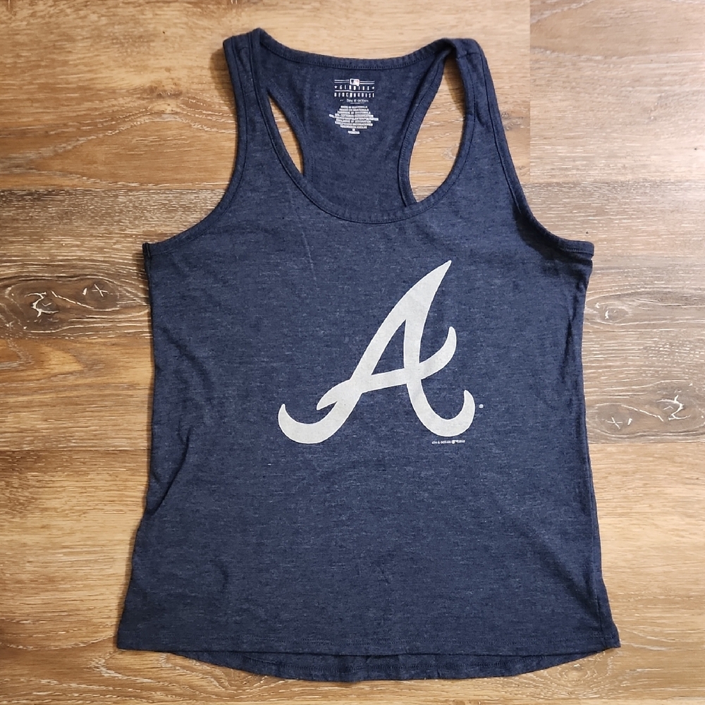 2016 Atlanta Braves Navy Women's Tank Top